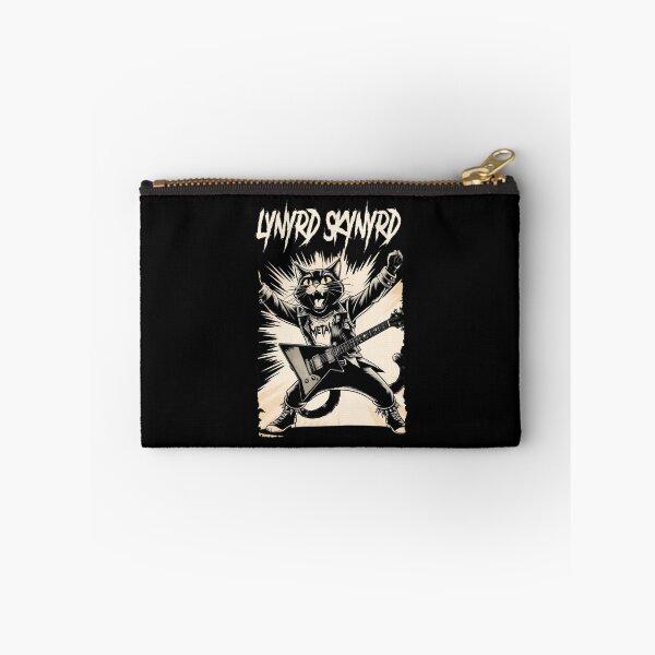 Item preview, Lynyrd Skynyrd Rocker Cat Playing Flying V Guitar designed and sold by FastCustomTees ll.