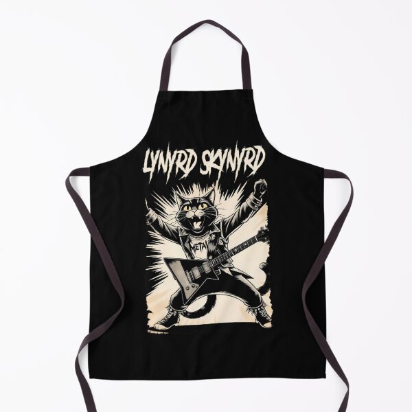 Item preview, Lynyrd Skynyrd Rocker Cat Playing Flying V Guitar designed and sold by FastCustomTees ll.