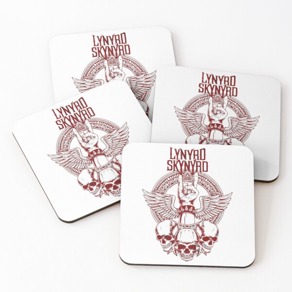 Item preview, Lynyrd Skynyrd Red Devil Horns Hand Skulls Gothic designed and sold by FastCustomTees ll.
