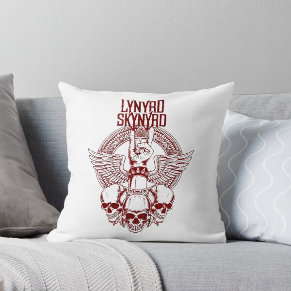 Item preview, Lynyrd Skynyrd Red Devil Horns Hand Skulls Gothic designed and sold by FastCustomTees ll.