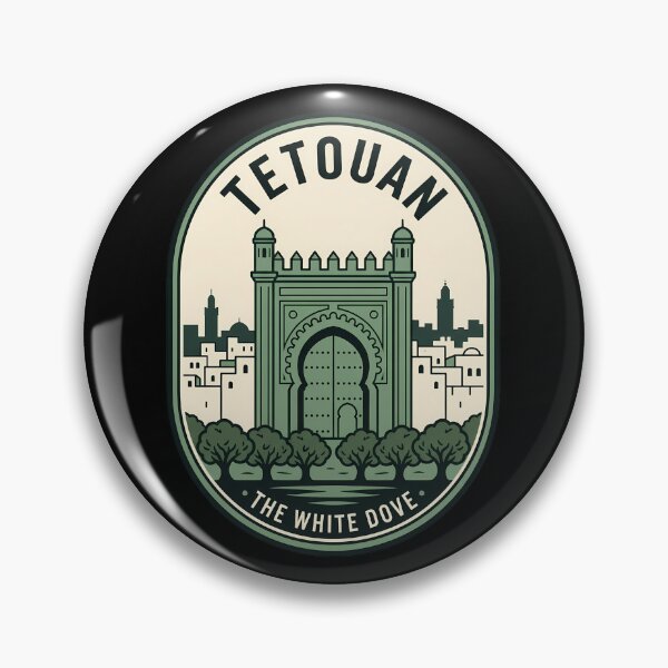 Item preview, Tetouan Morocco White Dove Vintage Travel Emblem designed and sold by k3rstman1.