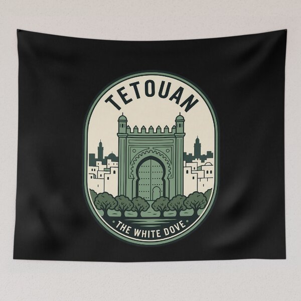 Item preview, Tetouan Morocco White Dove Vintage Travel Emblem designed and sold by k3rstman1.