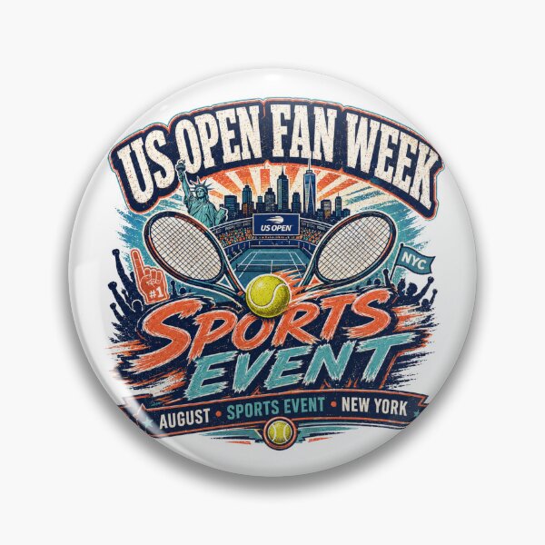 Item preview, US Open Fan Week Tennis Event Celebration designed and sold by IRON WINGS /USAF.