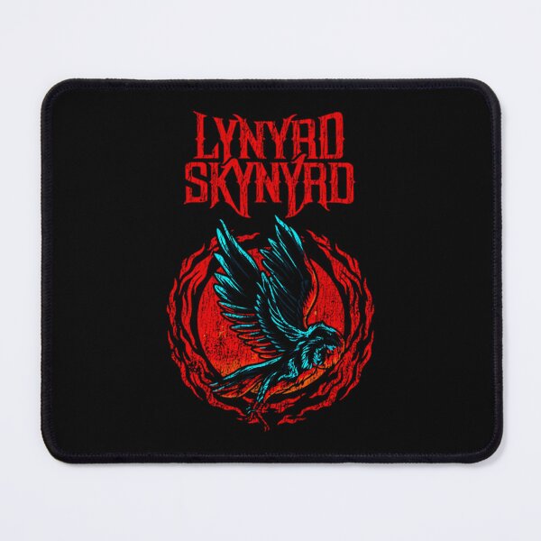 Item preview, Lynyrd Skynyrd Flying Raven Red Flame Circle Grunge designed and sold by FastCustomTees ll.
