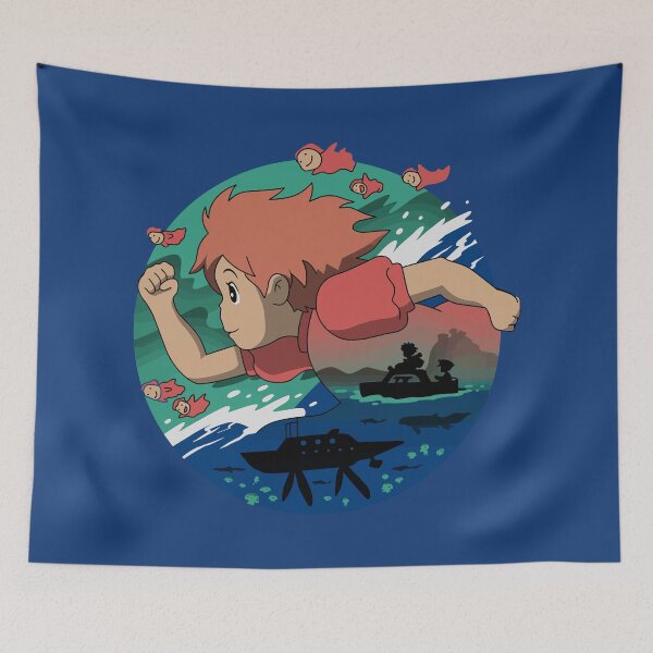 Item preview, High-Tech Ponyo on the Cliff by the Sea bJungle designed and sold by Rishstrethphoto.