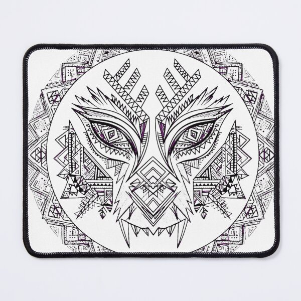 Item preview, Tribal Geometric Wolf designed and sold by Rama KLK.