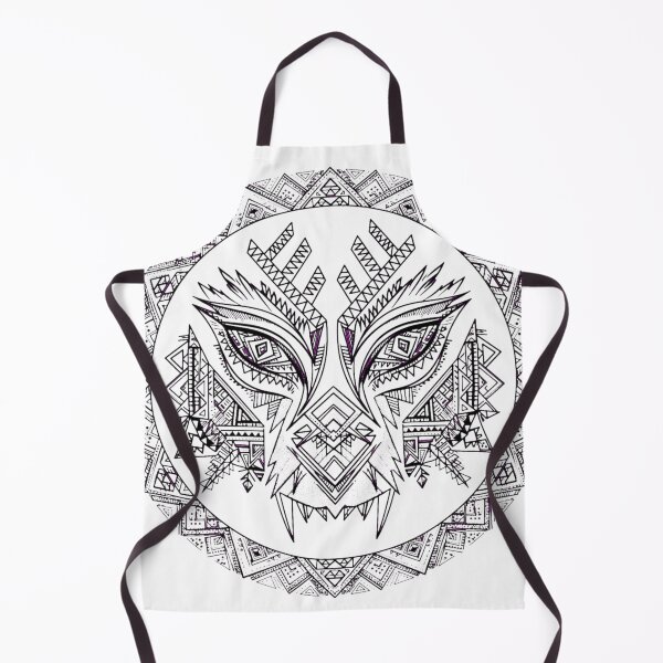 Item preview, Tribal Geometric Wolf designed and sold by Rama KLK.