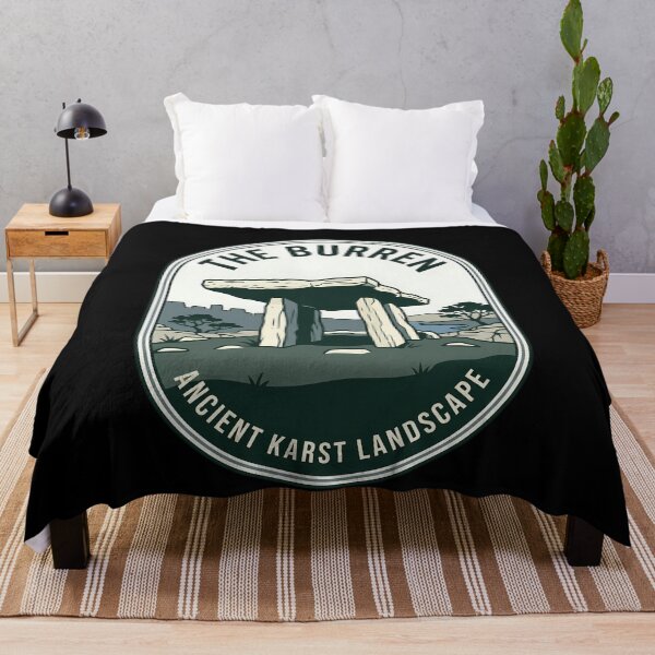 Item preview, The Burren Ireland Vintage Travel Emblem designed and sold by k3rstman1.