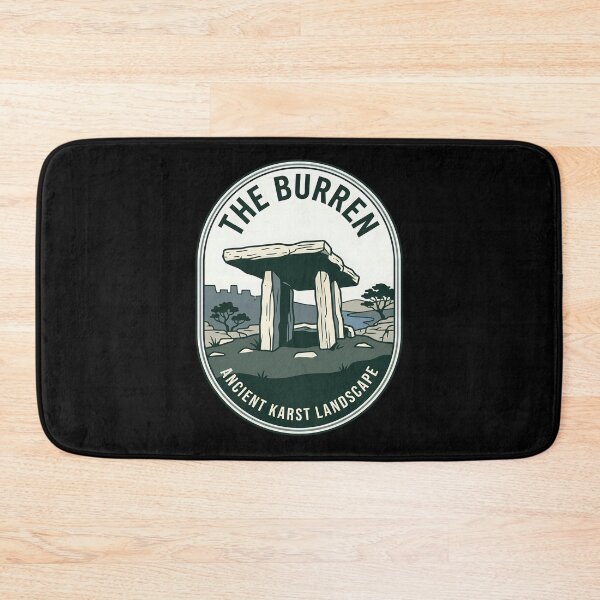 Item preview, The Burren Ireland Vintage Travel Emblem designed and sold by k3rstman1.