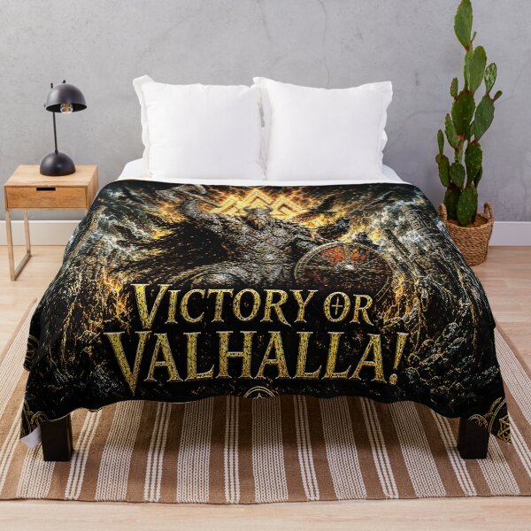 Item preview, VICTORY OR VALHALLA – Viking Warrior Rune Circle | Norse Mythology Design designed and sold by Alchemy Forge.