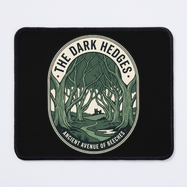 Item preview, The Dark Hedges Northern Ireland Vintage Travel Emblem designed and sold by k3rstman1.
