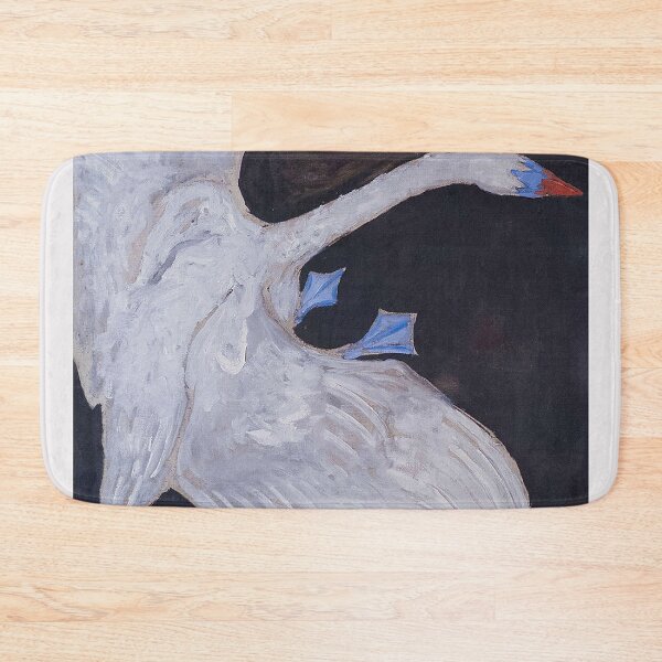 Item preview, The White Swan Expressionist Painting Art designed and sold by stefandaug.