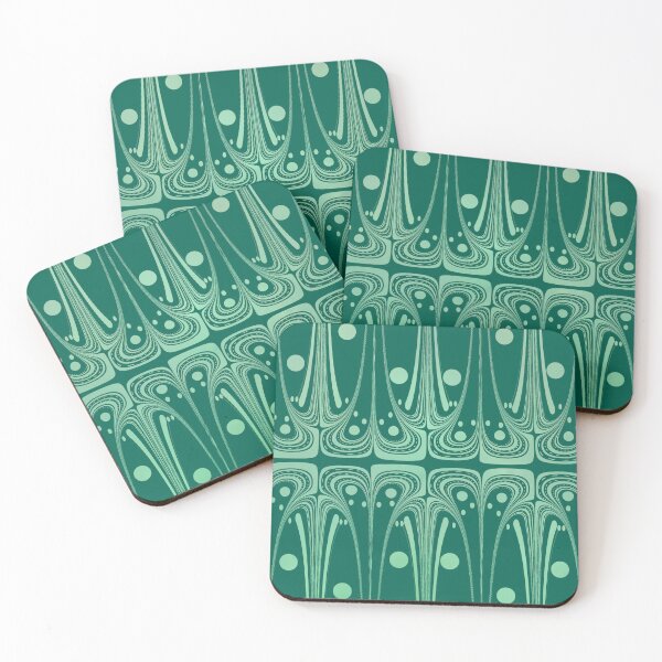 Item preview, Gradient Green Dots and Ovals 2 designed and sold by JaygiesDesign.