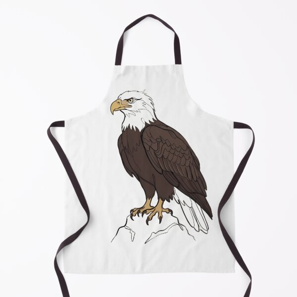 Item preview, Majestic American Bald Eagle Illustration – Hand Drawn Raptor Bird Art designed and sold by mentosdesigner.
