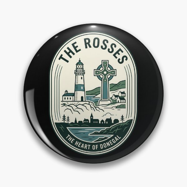 Item preview, The Rosses Donegal Ireland Vintage Travel Emblem designed and sold by k3rstman1.