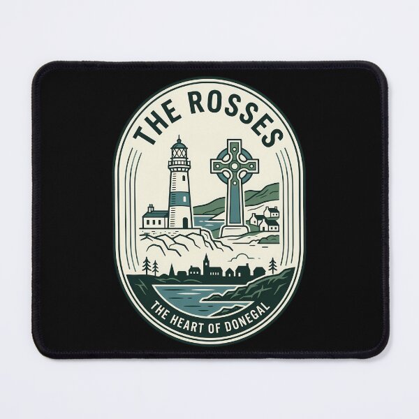 Item preview, The Rosses Donegal Ireland Vintage Travel Emblem designed and sold by k3rstman1.