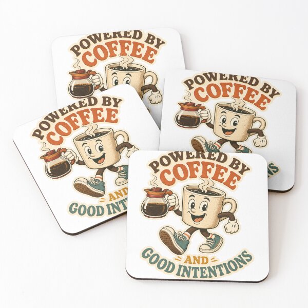 Item preview, Powered by Coffee and Good Intentions designed and sold by sabily.