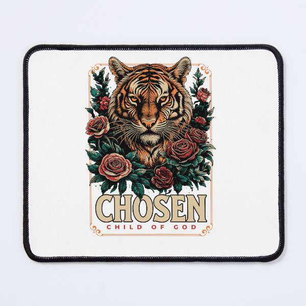 Item preview, Chosen Child of God — Spiritual Tiger Rose Art Design designed and sold by RickyHN7.