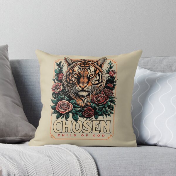 Item preview, Chosen Child of God — Spiritual Tiger Rose Art Design designed and sold by RickyHN7.