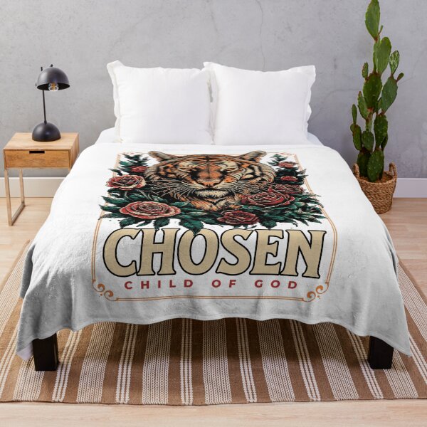 Item preview, Chosen Child of God — Spiritual Tiger Rose Art Design designed and sold by RickyHN7.