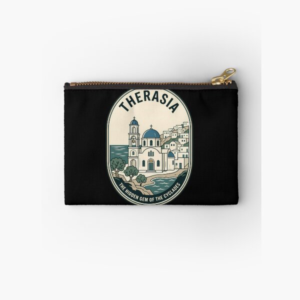 Item preview, Therasia Hidden Gem Vintage Travel Emblem Greece designed and sold by k3rstman1.