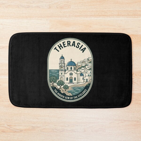 Item preview, Therasia Hidden Gem Vintage Travel Emblem Greece designed and sold by k3rstman1.
