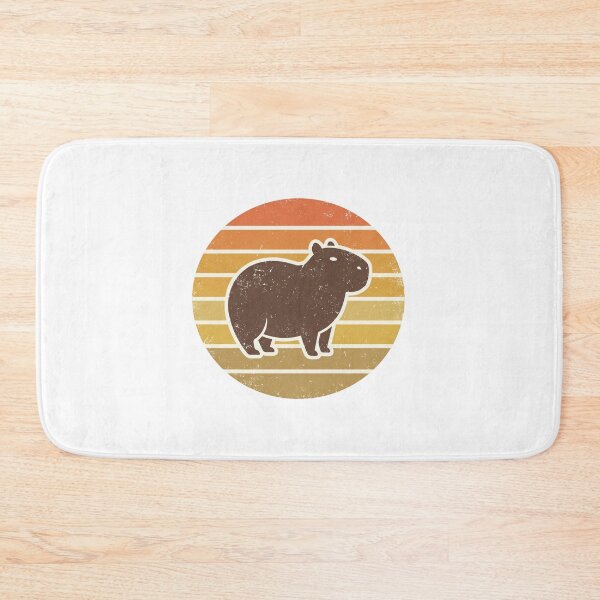 Item preview, Retro 70s Vintage Capybara Sunset designed and sold by pattman.