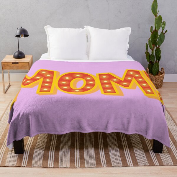 Item preview, MOM! in purple designed and sold by Design Join.