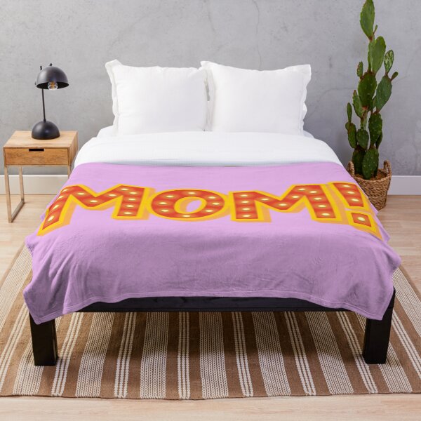 Item preview, MOM! in purple designed and sold by Design Join.