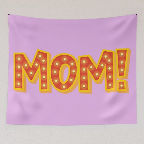 Item preview, MOM! in purple designed and sold by Design Join.