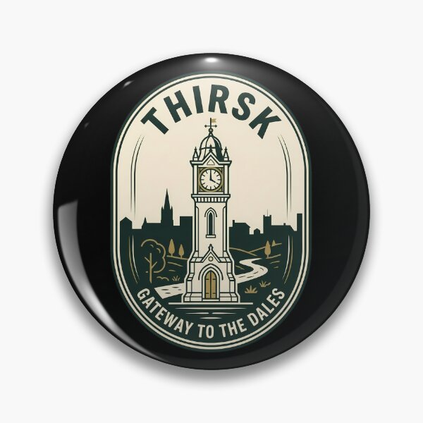 Item preview, Thirsk Gateway to the Dales Vintage Travel Emblem designed and sold by k3rstman1.