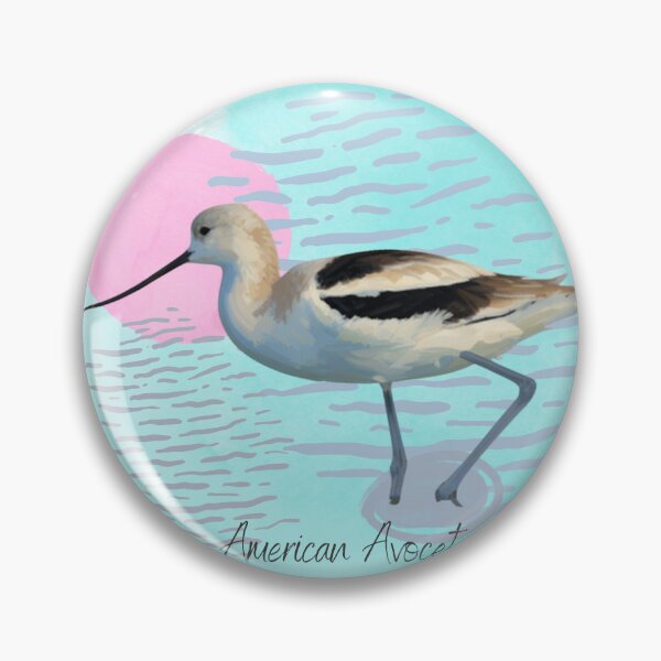 Item preview, American Avocet Elegant Shorebird Illustration designed and sold by AnulaArt.