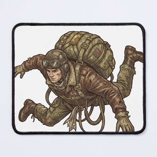 Item preview, Vintage Aviator Skydiver designed and sold by pictranoosa.