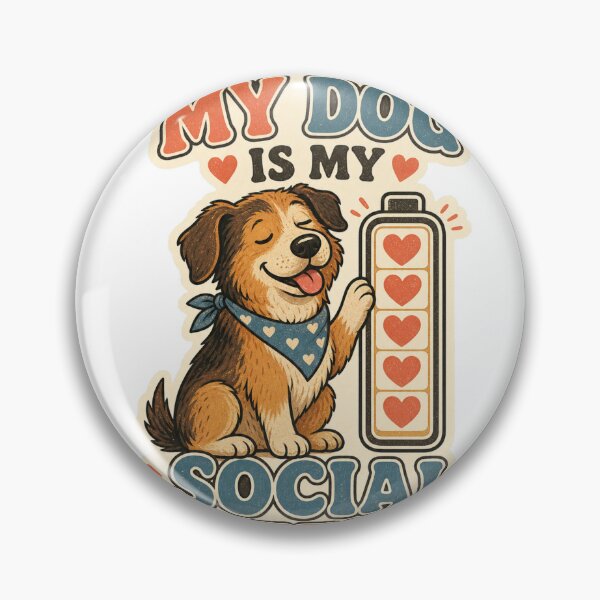 Item preview, My Dog Is My Social Battery designed and sold by sabily.