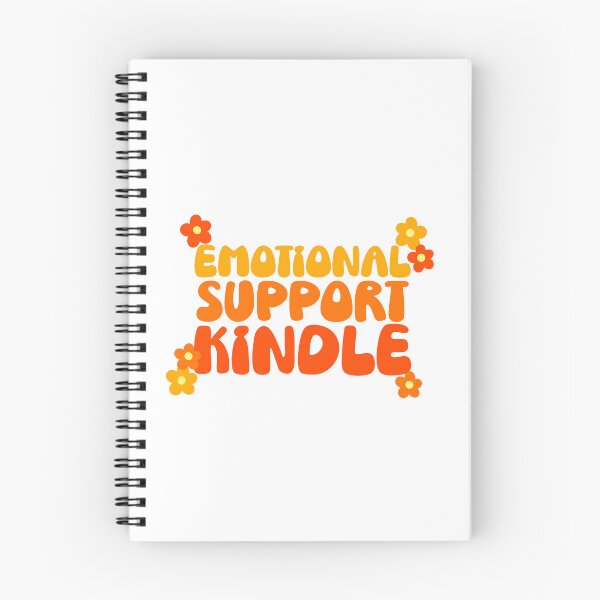 Item preview, Emotional Support Kindle Orange Flowers designed and sold by letizzart designs.