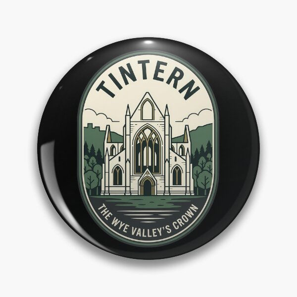 Item preview, Tintern Abbey Wye Valley Vintage Travel Emblem designed and sold by k3rstman1.