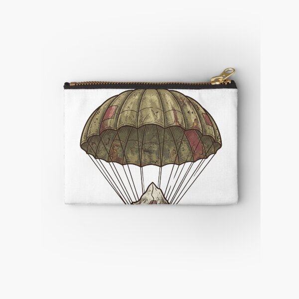 Item preview, Vintage Parachute Above Mountain Peaks designed and sold by pictranoosa.