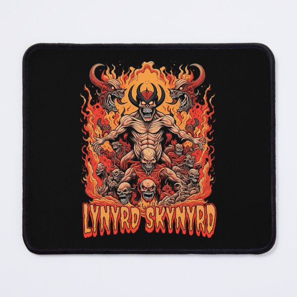 Item preview, Fire Demon With Horns And Skulls In Flames Inferno designed and sold by Houssam labrirhli.