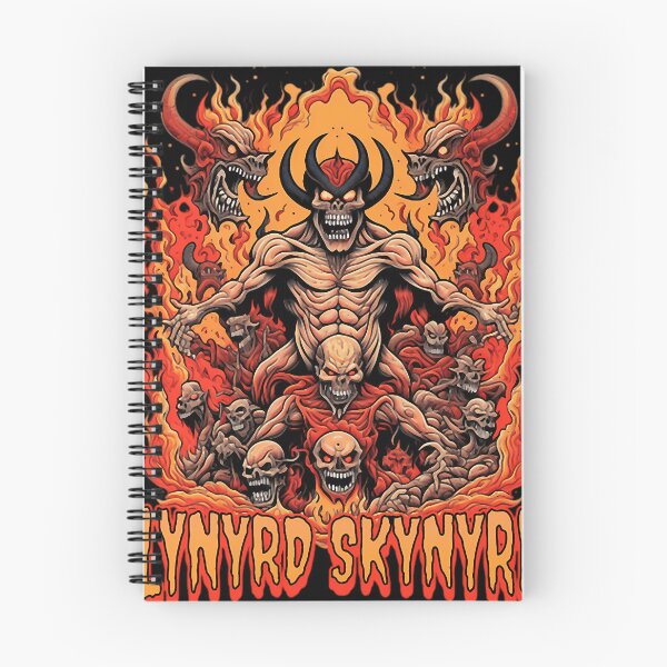 Item preview, Fire Demon With Horns And Skulls In Flames Inferno designed and sold by Houssam labrirhli.