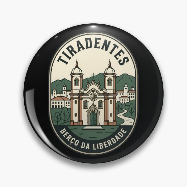 Item preview, Tiradentes Brazil Vintage Travel Emblem Church designed and sold by k3rstman1.