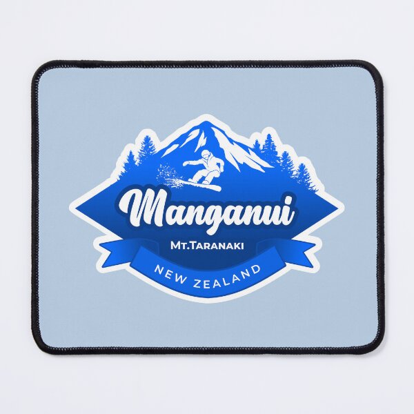 Item preview, Manganui Ski Field, Mt. Taranaki in Blue designed and sold by MY NEW ZEALAND.