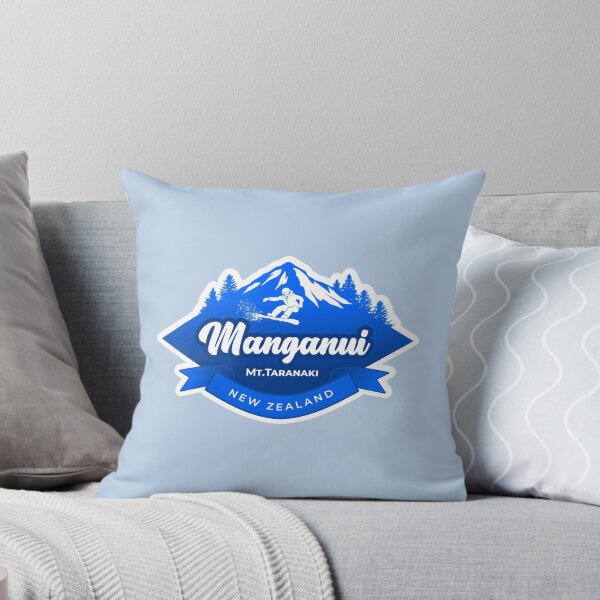 Item preview, Manganui Ski Field, Mt. Taranaki in Blue designed and sold by MY NEW ZEALAND.