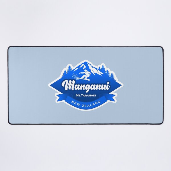 Item preview, Manganui Ski Field, Mt. Taranaki in Blue designed and sold by MY NEW ZEALAND.