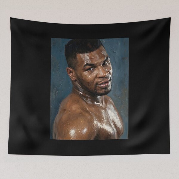 Item preview, Mike Tyson Oil Painting designed and sold by maretsad.