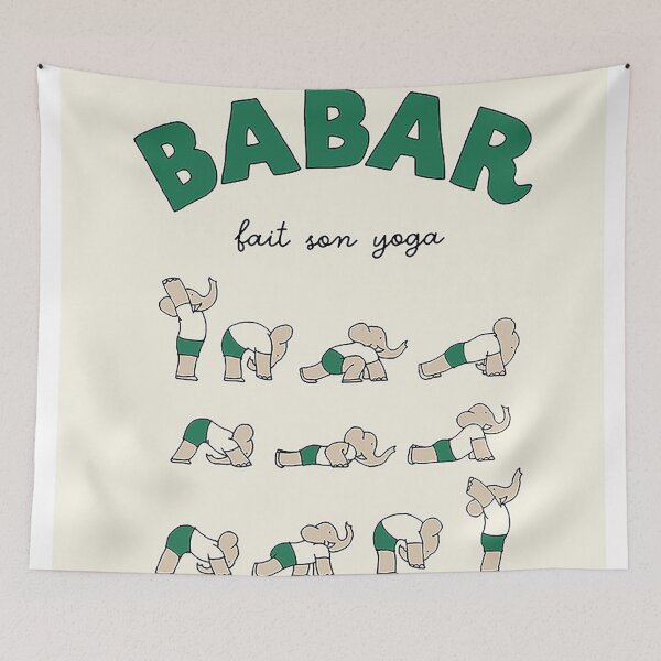 Item preview, Cute Elephant Yoga Poses Fitness designed and sold by jamesthomasw.