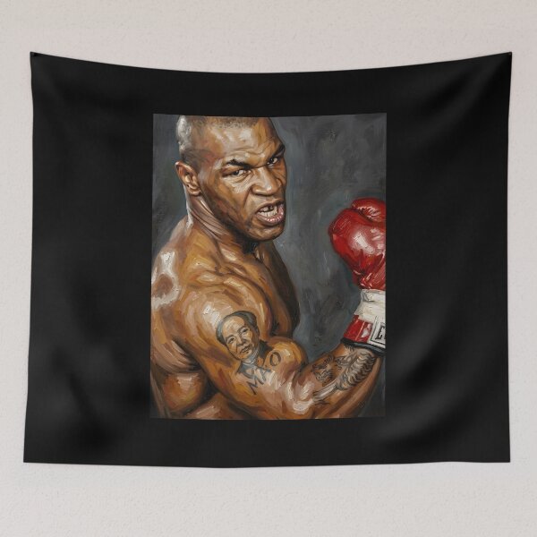 Item preview, Mike Tyson Oil Painting designed and sold by maretsad.