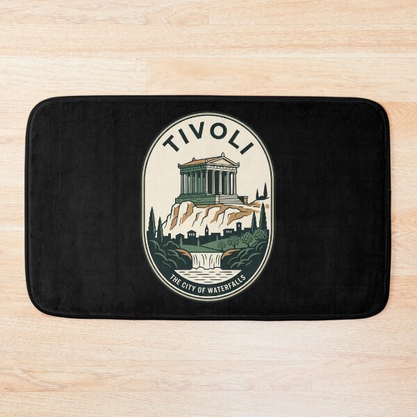 Item preview, Tivoli City of Waterfalls Vintage Travel Emblem designed and sold by k3rstman1.