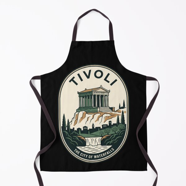 Item preview, Tivoli City of Waterfalls Vintage Travel Emblem designed and sold by k3rstman1.