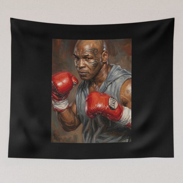 Item preview, Mike Tyson Oil Painting designed and sold by maretsad.