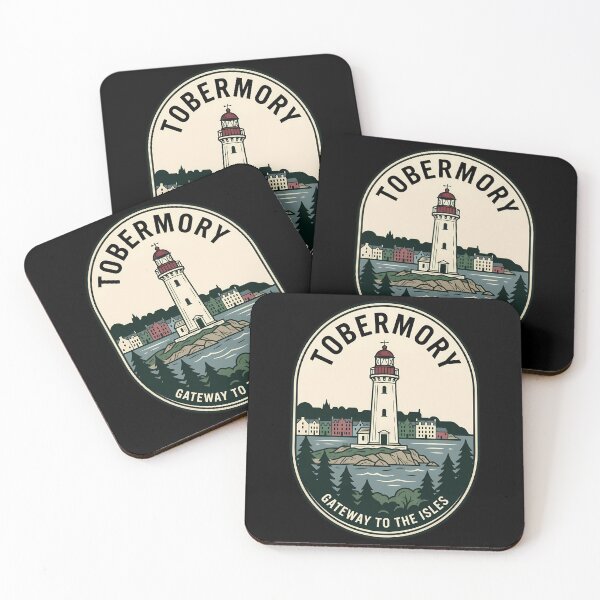 Item preview, Tobermory Scotland Lighthouse Vintage Travel Emblem designed and sold by k3rstman1.